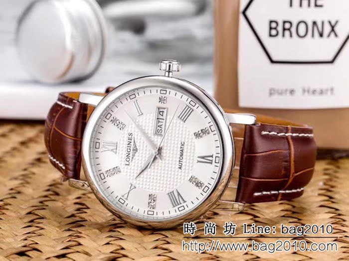 LONGINES浪琴 經典大三針 全自動機械 精品男士腕表 WSS2304